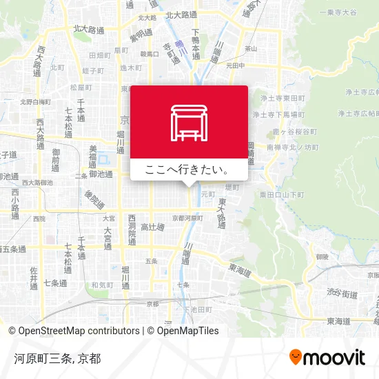 河原町三条地図