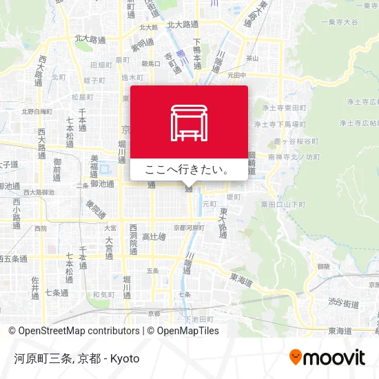 河原町三条地図