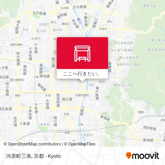 河原町三条地図