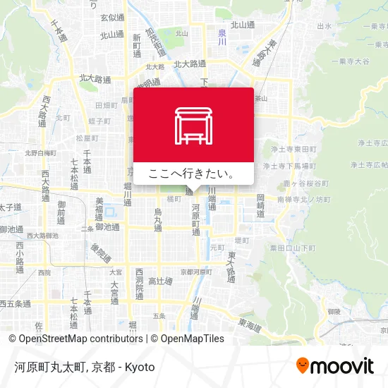 河原町丸太町地図