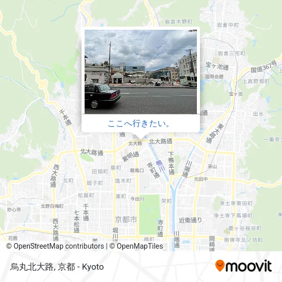 烏丸北大路地図