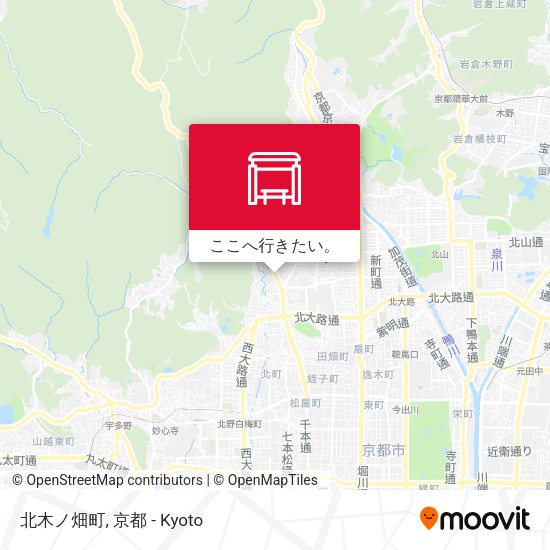 北木ノ畑町地図