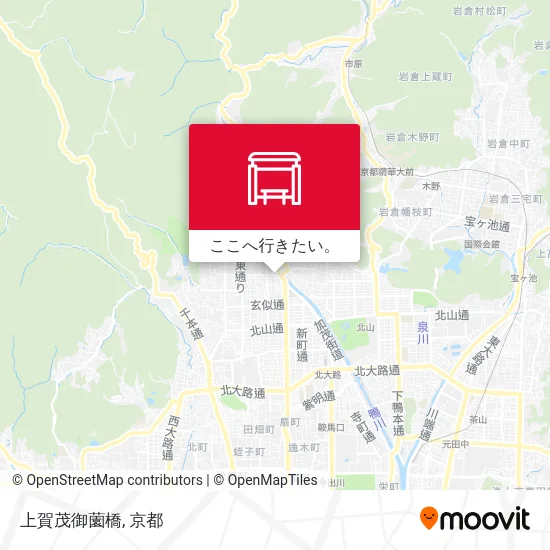上賀茂御薗橋地図