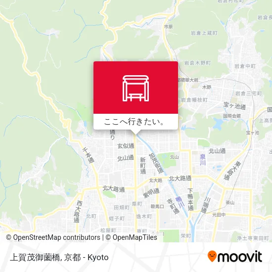 上賀茂御薗橋地図