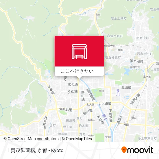 上賀茂御薗橋地図