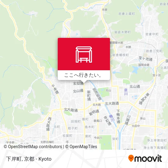下岸町地図