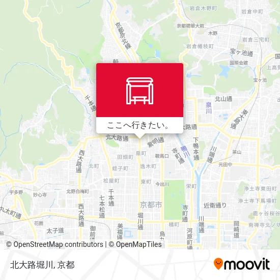 北大路堀川地図