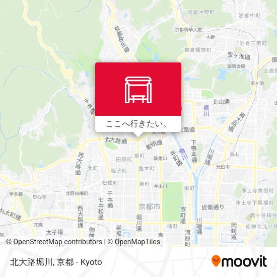 北大路堀川地図