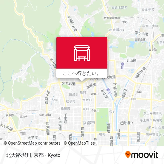 北大路堀川地図