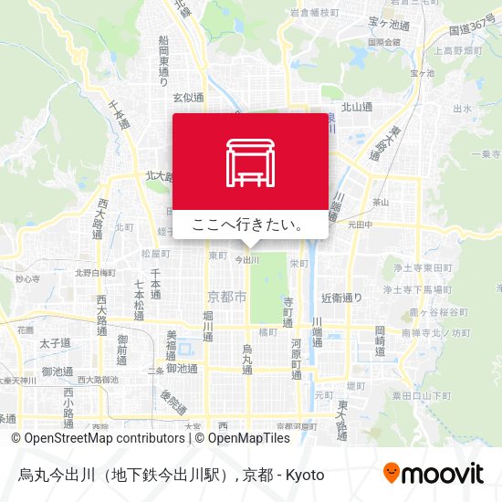 烏丸今出川（地下鉄今出川駅）地図