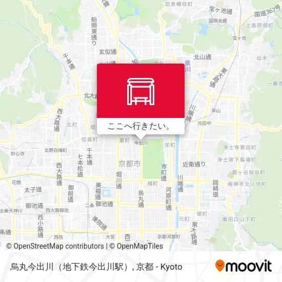 烏丸今出川（地下鉄今出川駅）地図