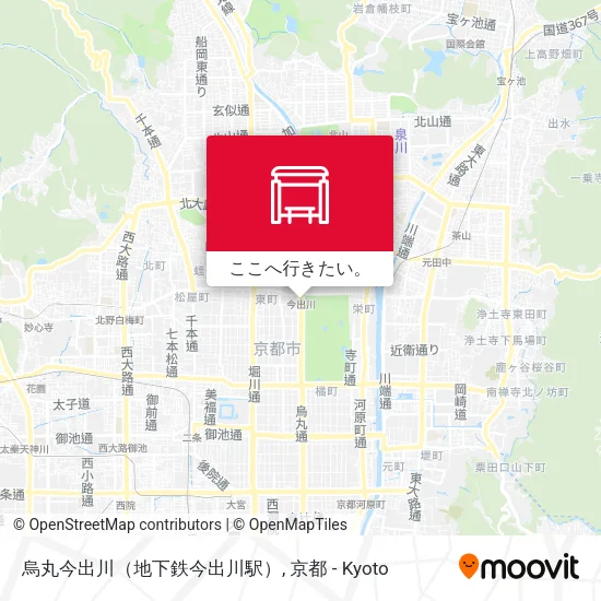 烏丸今出川（地下鉄今出川駅）地図