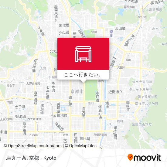 烏丸一条地図