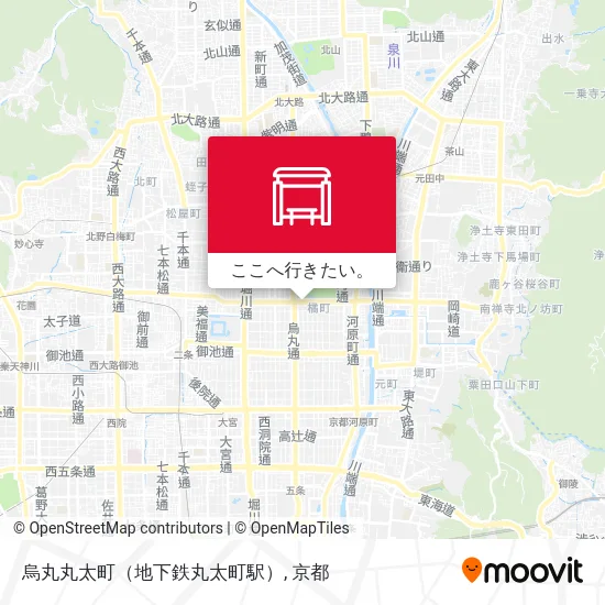 烏丸丸太町（地下鉄丸太町駅）地図