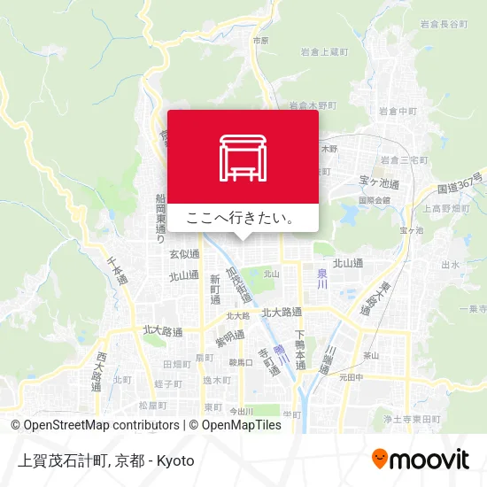 上賀茂石計町地図