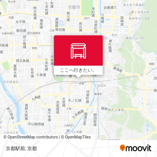 京都駅前地図