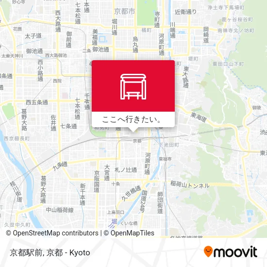 京都駅前地図