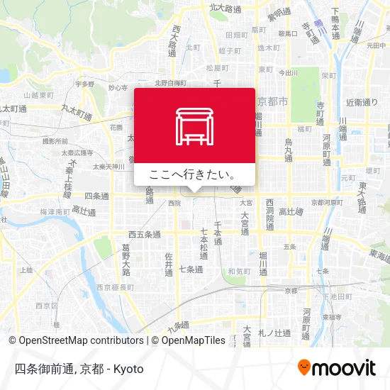 四条御前通地図