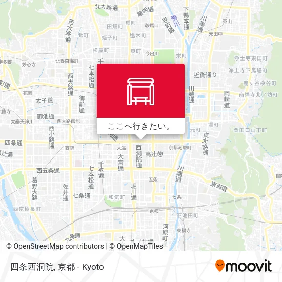 四条西洞院地図