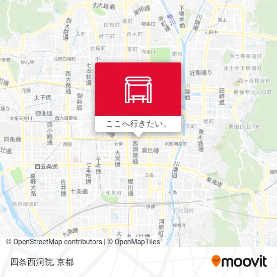 四条西洞院地図