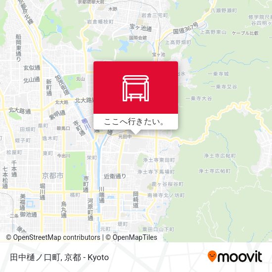 田中樋ノ口町地図