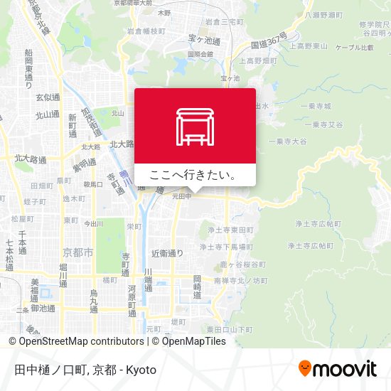 田中樋ノ口町地図