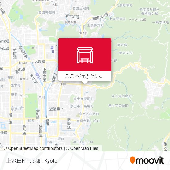 上池田町地図