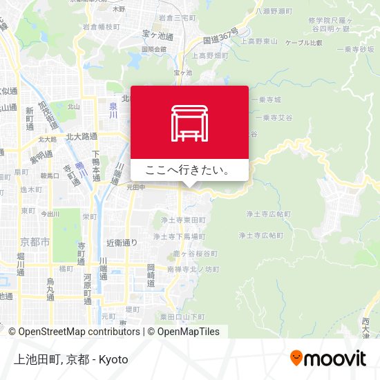 上池田町地図