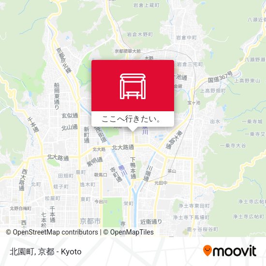 北園町地図