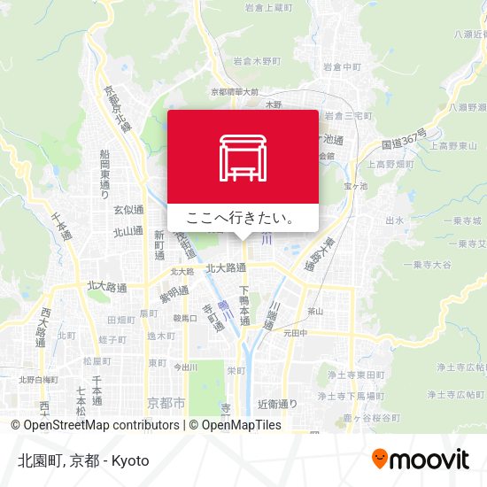 北園町地図