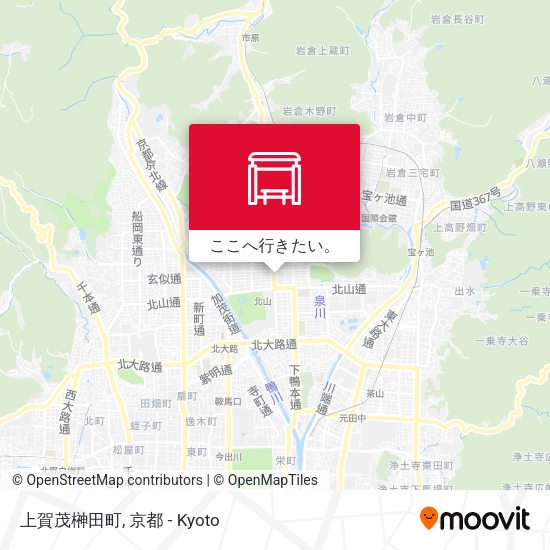 上賀茂榊田町地図