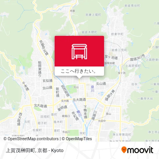 上賀茂榊田町地図