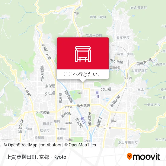 上賀茂榊田町地図