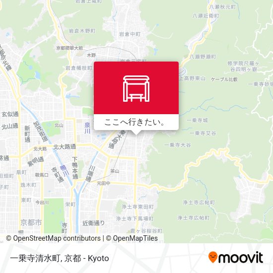 一乗寺清水町地図