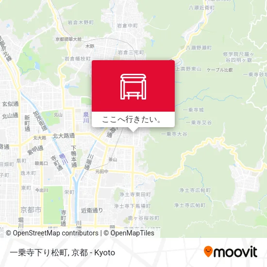 一乗寺下り松町地図