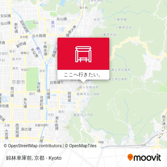 錦林車庫前地図