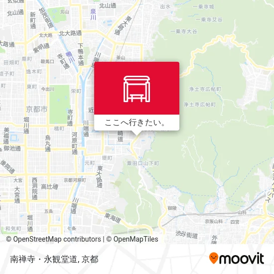 南禅寺・永観堂道地図
