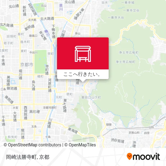 岡崎法勝寺町地図