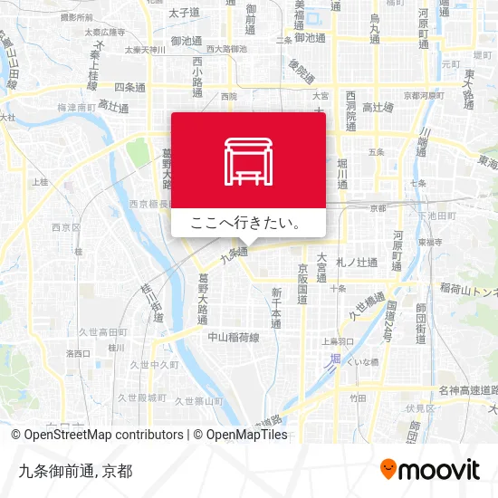 九条御前通地図