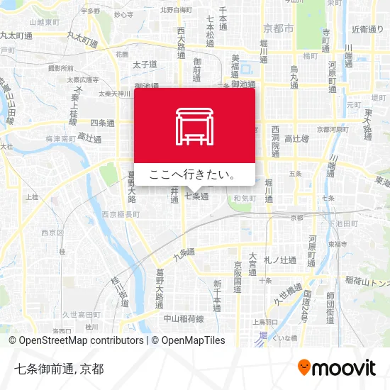 七条御前通地図