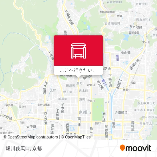 堀川鞍馬口地図