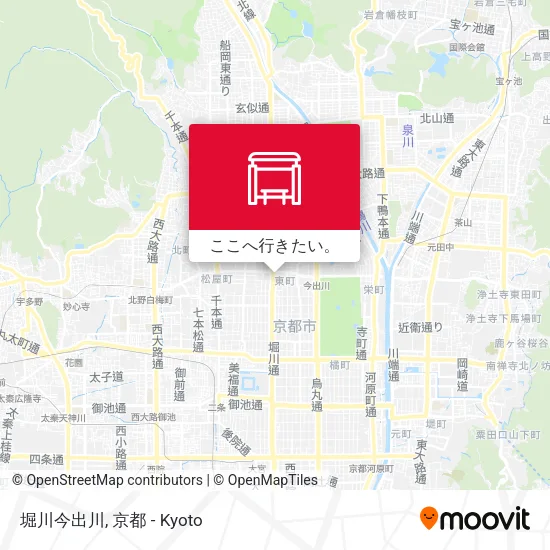 堀川今出川地図