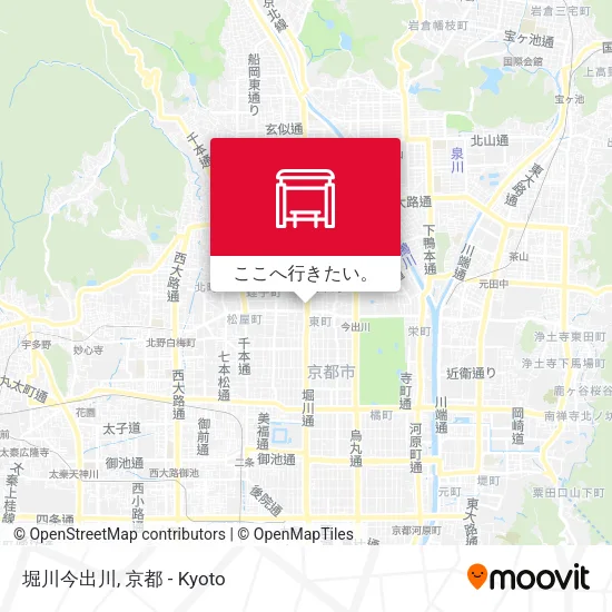堀川今出川地図