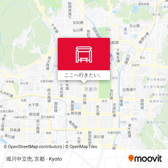 堀川中立売地図