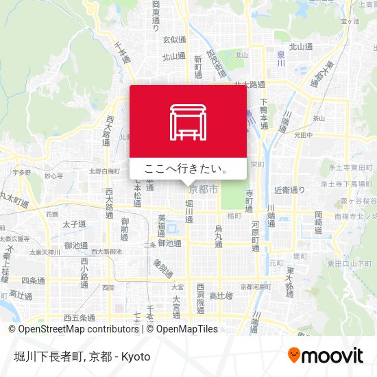 堀川下長者町地図