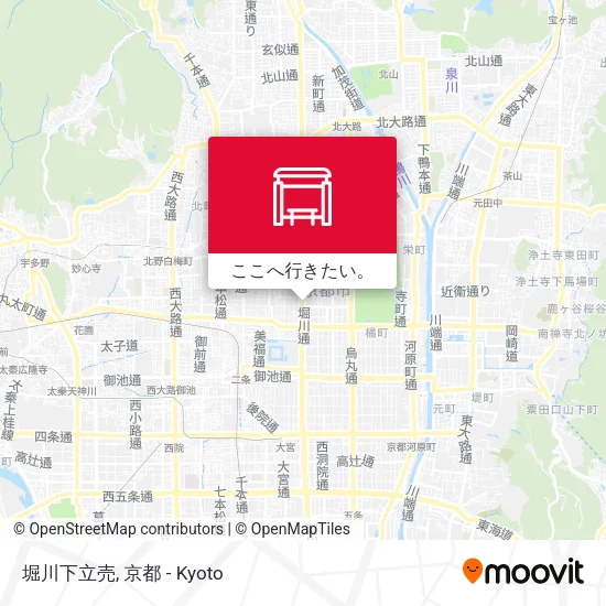 堀川下立売地図