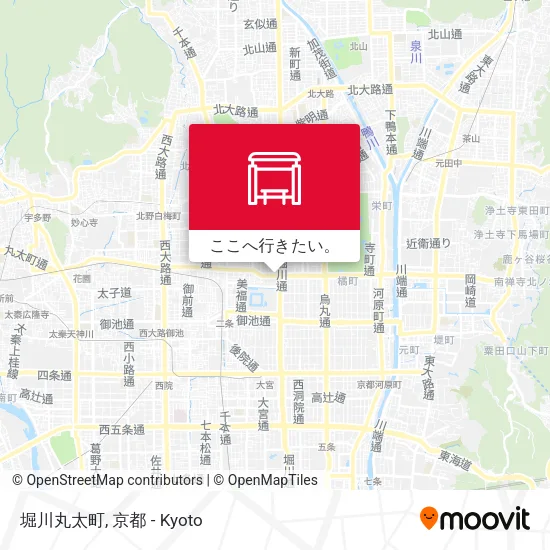 堀川丸太町地図