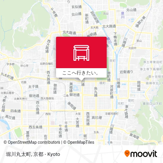 堀川丸太町地図