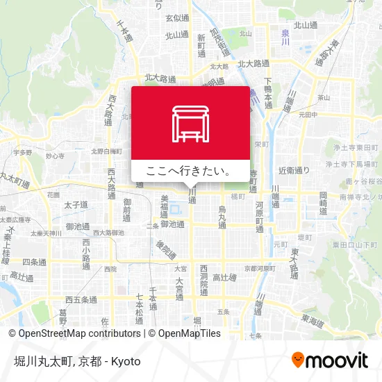 堀川丸太町地図