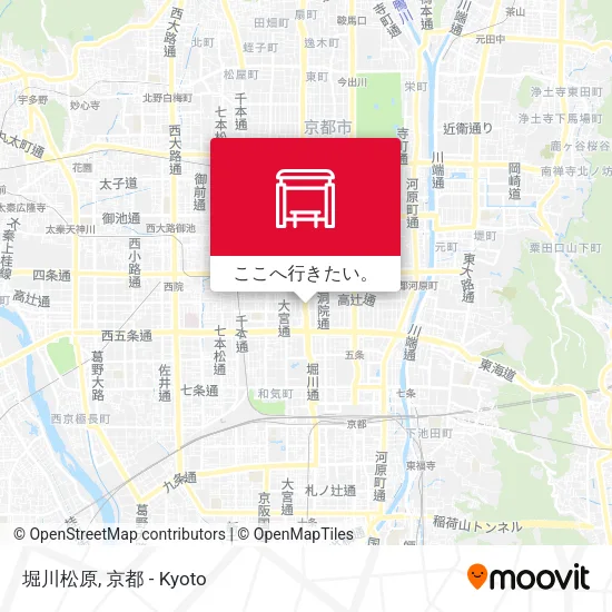堀川松原地図